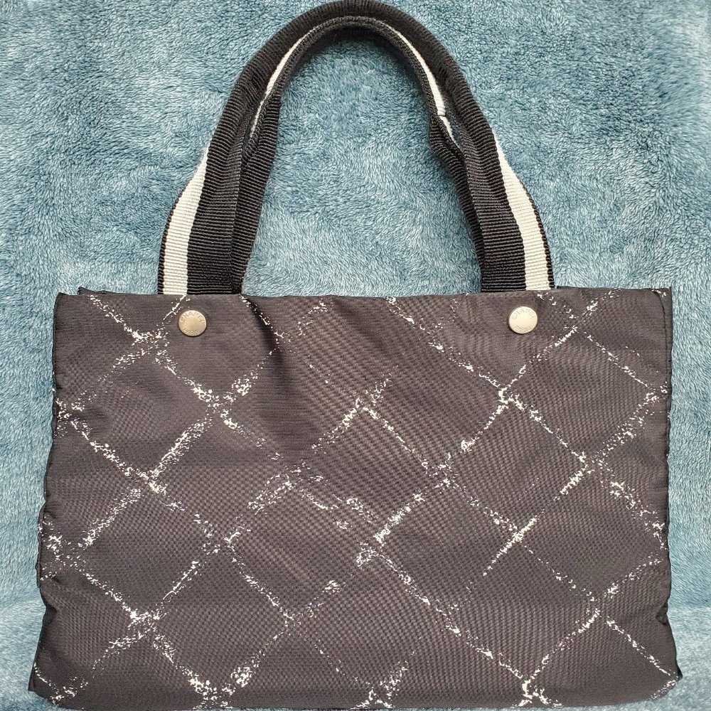 CHANEL Travel Ligne Nylon Large Tote